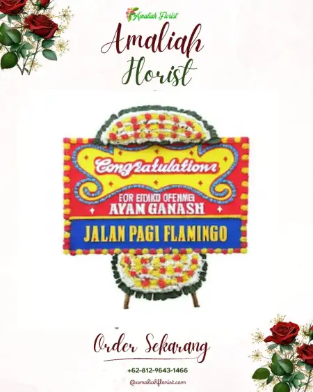 Sewa Papan Bunga Kota Gajah Timur
